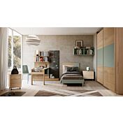 Camera ragazzi scontata, finitura Noce biondo, Orzo e Agave