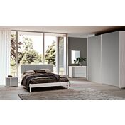 Camera matrimoniale Bianco altea e Grigio argento