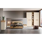 Camera matrimoniale completa Orzo e Noce biondo