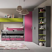 cameretta rosa e verde