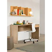 scrivania noce e arancio