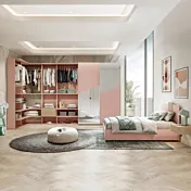 camerette rosa con cabine