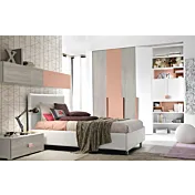 cameretta bianca e peonia