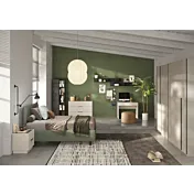 camera ragazzo verde