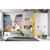 cameretta singola blu reale