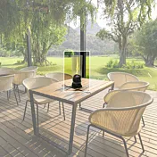 camino nero da esterno