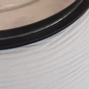 Camino a bioetanolo bianco perla da esterno