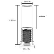 camino a bioetanolo dimensioni