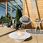 camino braciere bianco da interno