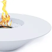 camino braciere bianco da tavolo