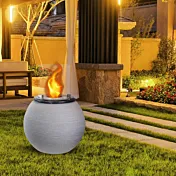 Camino a bioetanolo beige in sconto