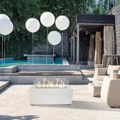 Camino a bioetanolo da terra, Bianco, 100x40x60 h cm in promozione