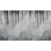 carta parati grigia piante