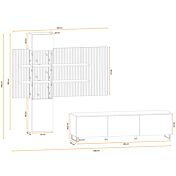 misure parete attrezzata