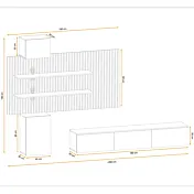 misure parete attrezzata