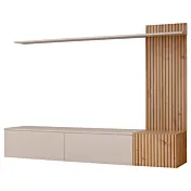 parete attrezzata cashmere e artisan