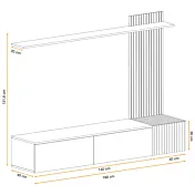 misure parete attrezzata