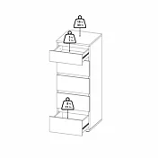 cassettiera zona living