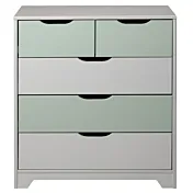 Cassettiera per cameretta, Grigio chiaro e Salvia in promozione