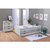 Cassettiera per cameretta, Grigio chiaro e Salvia in offerta