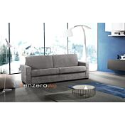 Divano letto modello Denali, sfoderabile a 3 posti maxi finitura Grigio cenere