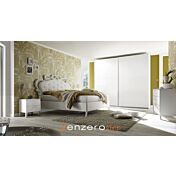 Camera matrimoniale ROMANTIC moderna finitura bianco opaco