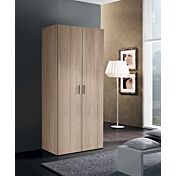 Armadio multiuso H.185 con 2 ante in finitura Olmo frida