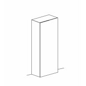 Colonna larga L.55 cm a terra, disponibile in diverse finiture, 100% Made in Italy