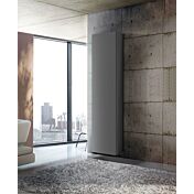 Colonna sospesa con anta battente, finitura Antracite, Made in Italy