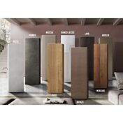 Colonna larga L.55 cm a terra, disponibile in diverse finiture, 100% Made in Italy
