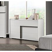 Comò Garda con 3 cassetti in finitura Noce bianco