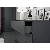 comò 3 cassetti antracite