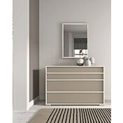 Comò moderno Bianco altea e Visone