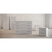 Coppia di comodini, finitura Rovere chiaro