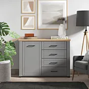 comò contemporaneo grigio