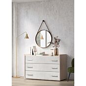 Camera matrimoniale scontata completa in Noce brina e Cemento artico