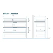 Camera matrimoniale Cashmere e Antracite, collezione Mondo