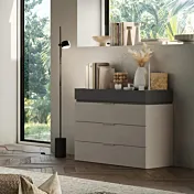 comò moderno 3 cassetti