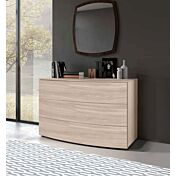 Set comò e comodini Olmo natura, cassetti ammortizzati 