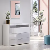 comò con vano bianco