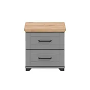 comodino contemporaneo grigio antracite