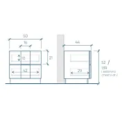 comodini moderni ardesia
