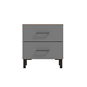 comodino stile industriale