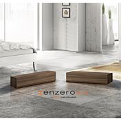 Elemento stretto 1 cassetto di alta qualità in finitura Quercia brown