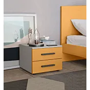 comodini camerette arancione