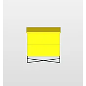 comodini laccati gialli