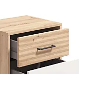 comodino cassetti cannettati