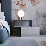 comodino sfalsato gesso