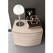 Set comò e comodini Olmo natura, cassetti ammortizzati 