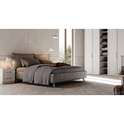 Coppia di comodini, finitura Rovere chiaro